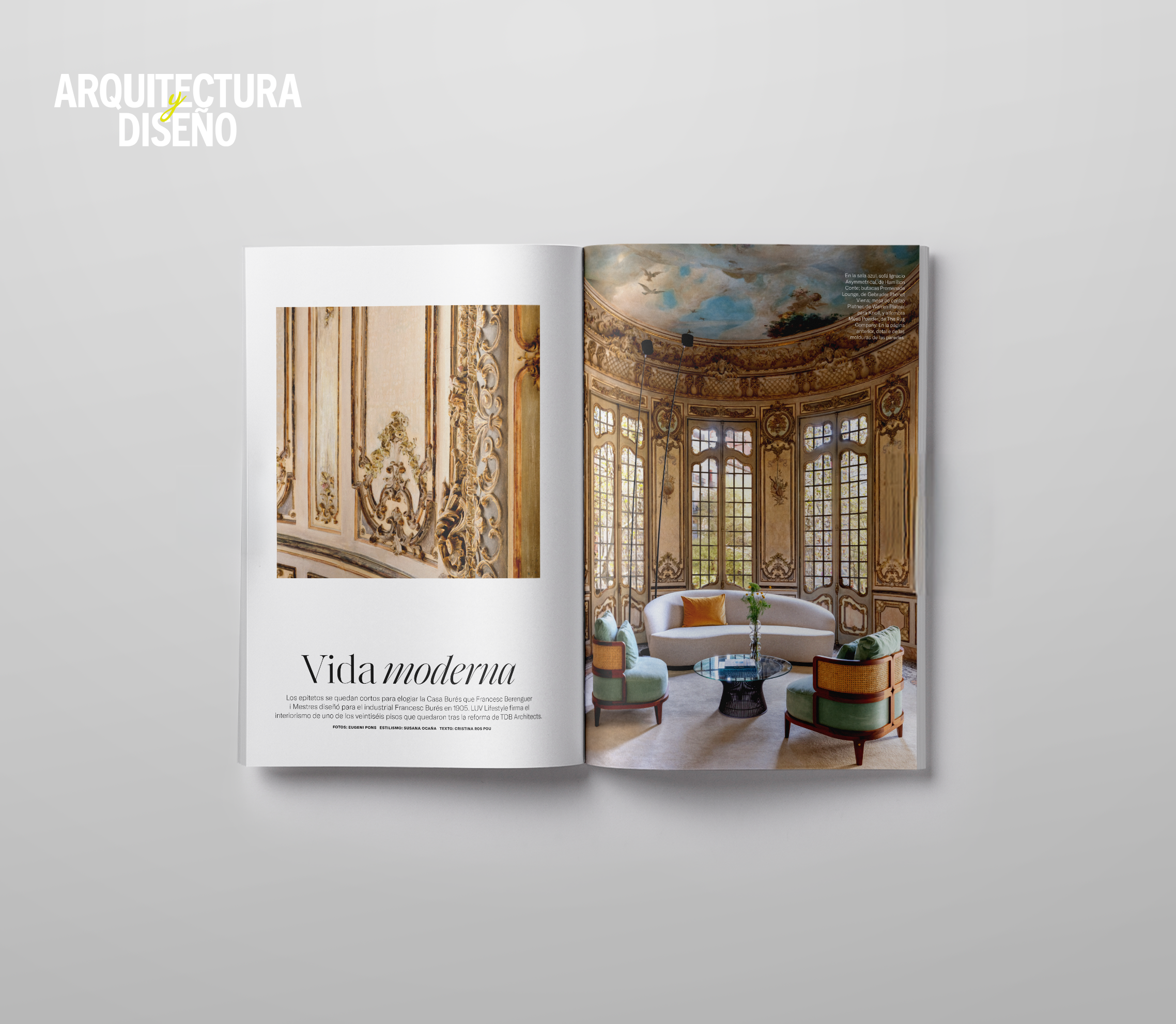 Articulo Articulo Arquitectura Diseño - Passeig de Gràcia Apartment - LUV Studio